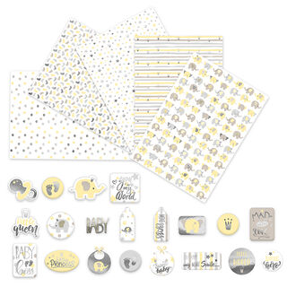 Ontwerpkarton met stickers Baby, 