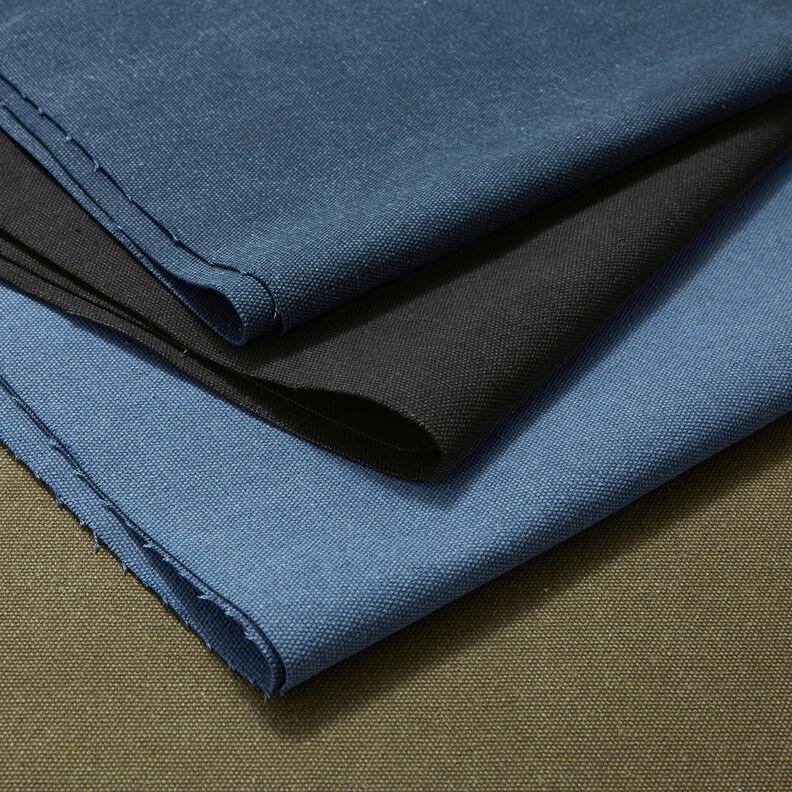 Decostof Canvas gewaxt – zwart,  image number 4