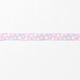 Satijnband Bloemen – roze/lichtblauw,  thumbnail number 2