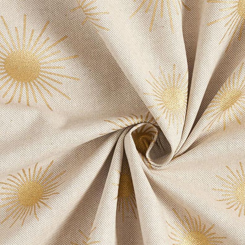 Decostof Half panama Gouden zonnen – natuur,  image number 3