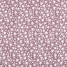 Katoenjersey Bloemen tweekleurig – donker oudroze,  thumbnail number 1