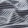 Katoenen stof linnenlook smalle strepen – wit/marineblauw,  thumbnail number 2