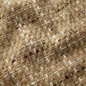 Mantelstof scheerwolmix melange – donkerbeige, 