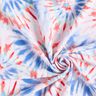 Badpakstof Batik-mandala – wit/chili,  thumbnail number 3
