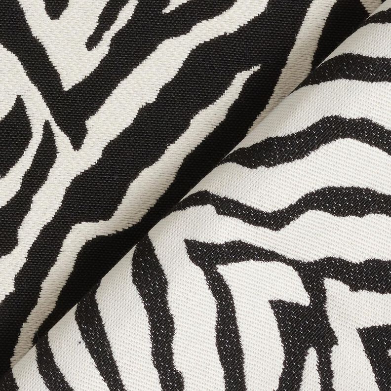 Decostof Jacquard Zebra – ivoor/zwart,  image number 4