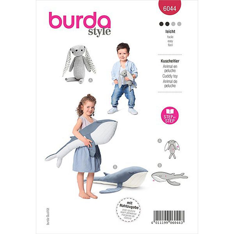 Knuffeldier, Burda 6044 | 1,  image number 1