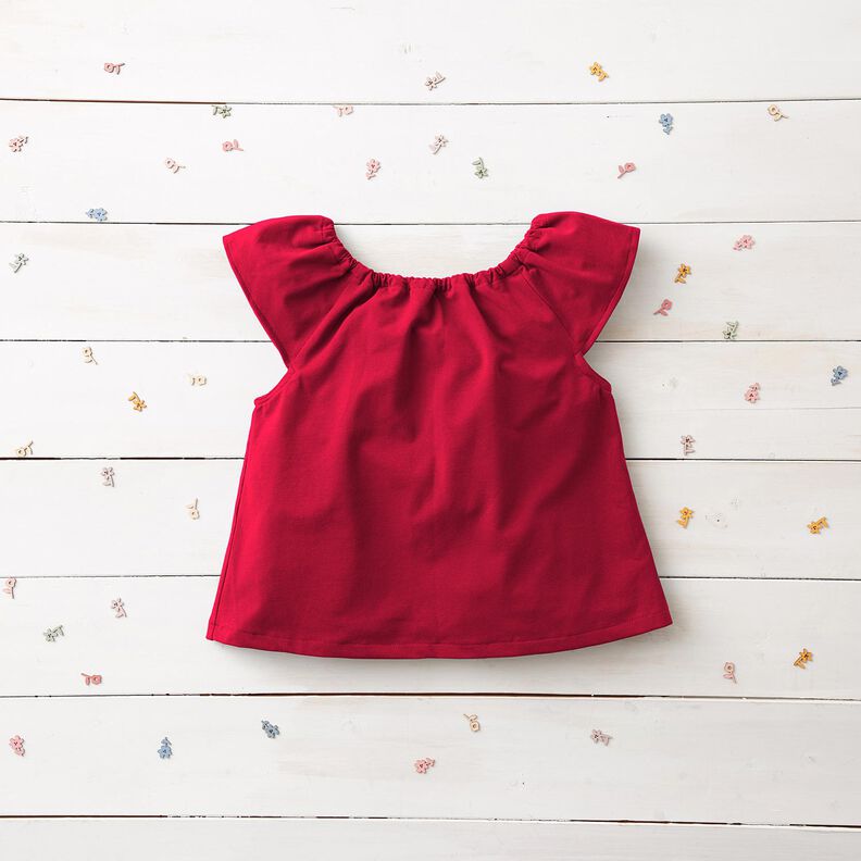 Katoenjersey medium effen – framboos, image number 11