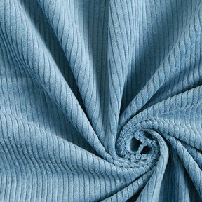 Brede rib voorgewassen Effen – duifblauw, 