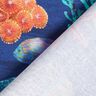 Decostof Half panama kleurrijke onderwaterwereld – marineblauw/turkoois,  thumbnail number 4