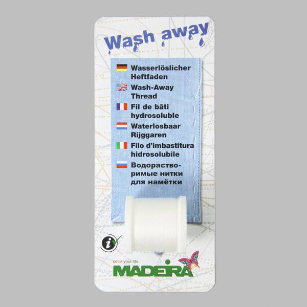 Madeira Wash Away – wateroplosbare rijgdraad,  image number 1
