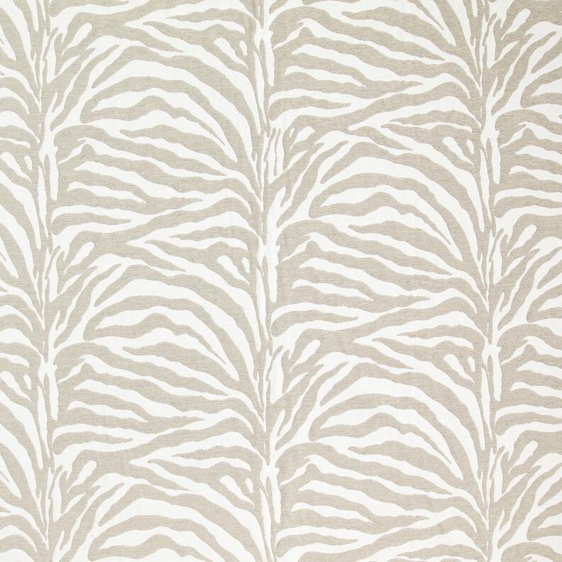 Bekledingsstof Jacquard Zebra – anemoon/natuur, image number 1