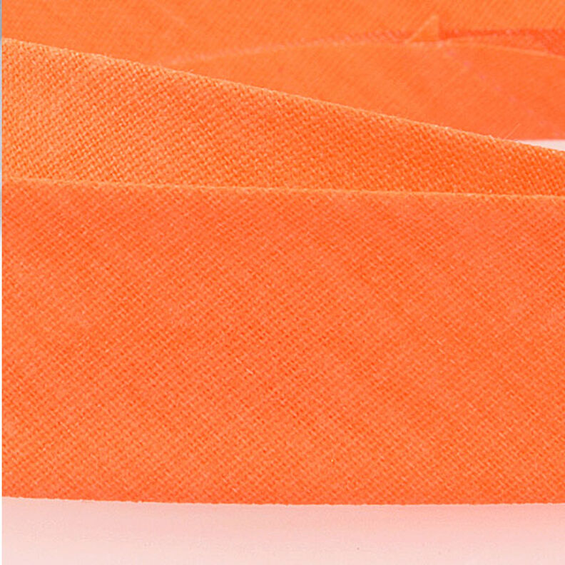 Biasband Polycotton [20 mm] – neon oranje,  image number 2