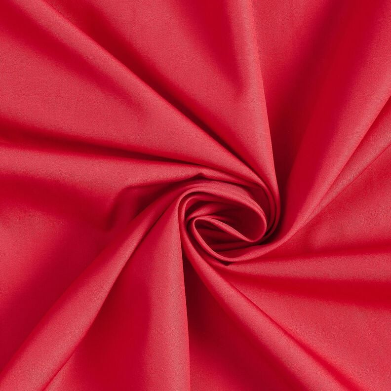 GOTS Katoenpopeline | Tula &ndash; rood,  image number 1