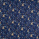 GOTS Katoenpopeline Giraf in de weide – marineblauw,  thumbnail number 1
