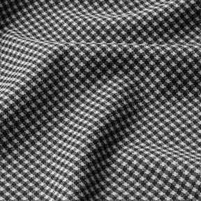 Gebreide jacquard met kleine pepitaruit – zwart/wit, 