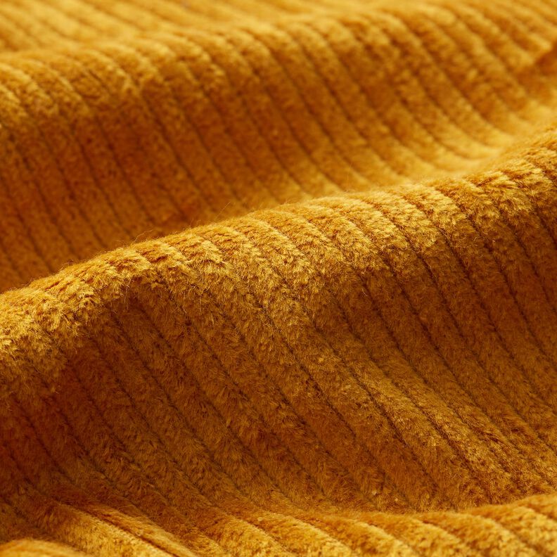 Brede rib stretch – currygeel,  image number 2