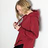 Alpenfleece Knuffelsweat Effen – karmijnrood,  thumbnail number 8