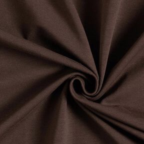 Katoenjersey medium effen – donkerbruin, 
