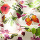 Outdoorstof Canvas Bloesems en vlinders – wit/lila,  thumbnail number 2