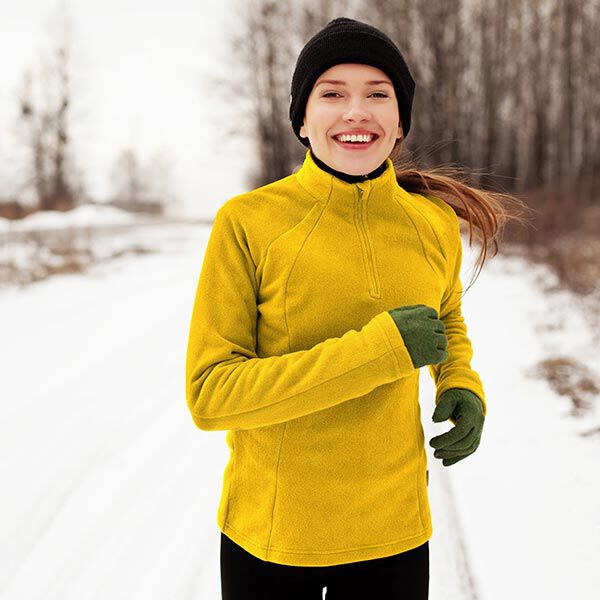 Antipilling Microfleece Light – curry, image number 5