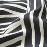 Decostof Half panama abstracte vormen – ivoor/zwart,  thumbnail number 2