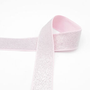 Elastiek metallic [40 mm] – roze, 