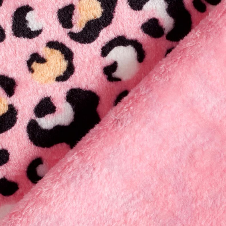 Gezellige fleece Luipaardpatroon – roze, image number 4