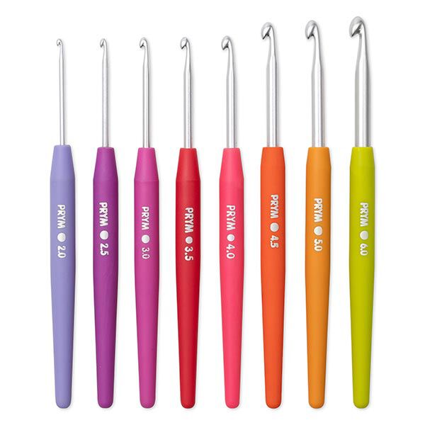 Haaknaaldenset voor wol met softgrip , 8-delig [2,0 - 6,0] | Prym,  image number 2