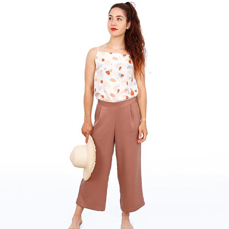 FRAU HEDDA - culotte met wijde pijpen en elastische tailleband, Studio Schnittreif | XS - XXL,  image number 3