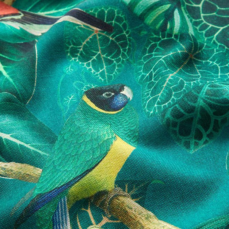 Decostof Canvas Paradijsvogels – donkergroen,  image number 2