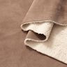 Velours met sherpa bonten achterkant – middelbruin,  thumbnail number 2