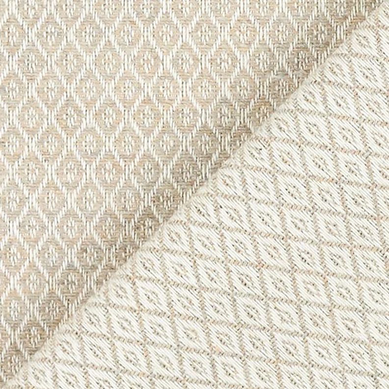 Meubelstof jacquard minirute – beige,  image number 3