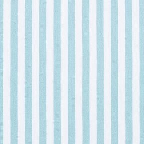 Decostof Half panama Lengtestrepen – aquablauw/wit, 