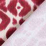 GOTS French Terry Batik luipaardpatroon | TCC x LOOKS by Wolfgang Joop – bessen/creme,  thumbnail number 6