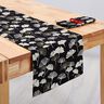 Decostof Jacquard Ginkgobladeren – zwart/goud,  thumbnail number 10