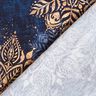French Terry sommersweat Mandala | Glitzerpüppi – marineblauw/perzik,  thumbnail number 4