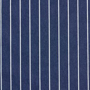 Chambray Strepen – marineblauw/ecru, 