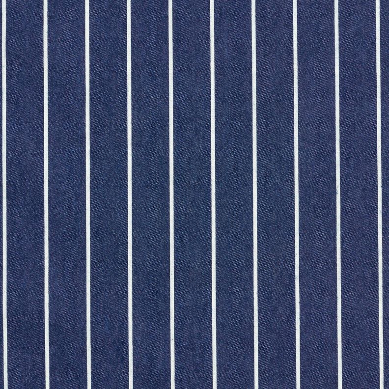 Chambray Strepen – marineblauw/ecru,  image number 1