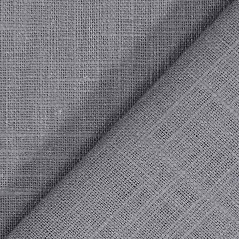 Linnen stof Ramee mix medium – grijs,  image number 4