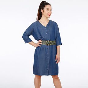 MEVROUW EDDA Rechte blousejurk met knoopsluiting en zakken | Studio Schnittreif | XS-XXL, 