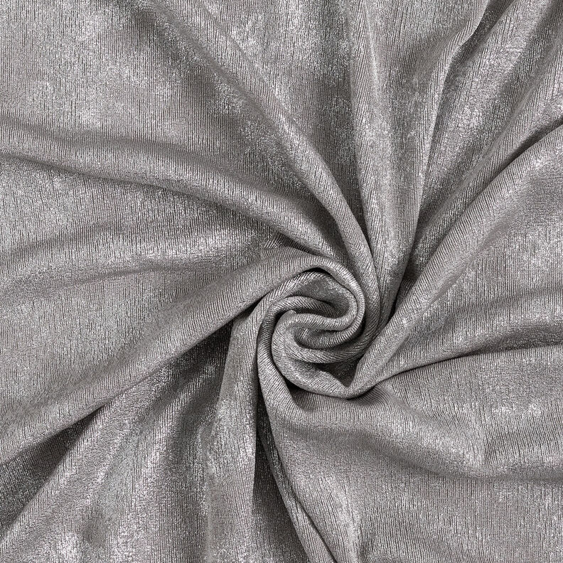 Jersey glitterfolie – grijs/oudzilver,  image number 5