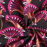 Decostof Canvas Bloemenwaaier – zwart/pink,  thumbnail number 3
