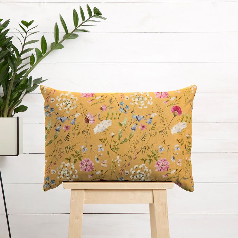 Outdoorstof Canvas Wilde bloemen – zonnegeel, image number 8
