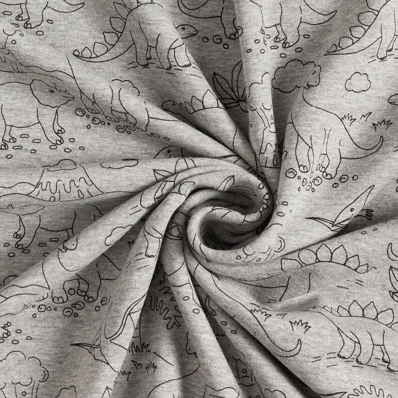 Alpenfleece Dino's – zilver/zwart,  image number 3