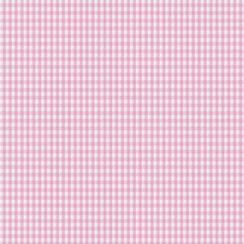 Katoenen stof Vichy - 0,2 cm – roze,  image number 1