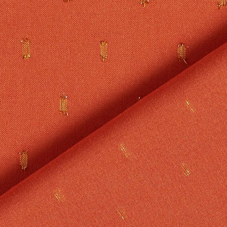 Viscose glitterdruppels – terracotta, image number 5