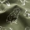 Decostof Canvas Honden – donkergrenen/creme,  thumbnail number 2