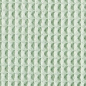 Wafelpiqué grote honingraten – licht mint, 