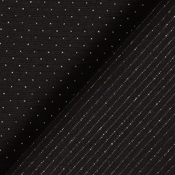 Romaniet jersey stippen lurex – zwart, image number 4