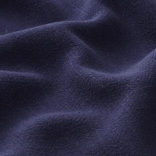 Viscose-linnen-stof – marineblauw, 